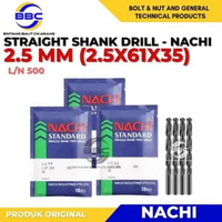NACHI Mata Bor 2.5 Drill 2.5 (2.5X61X35) MM Drill HSS NACHI