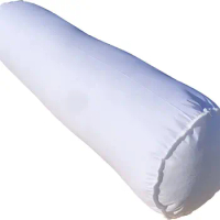 Bolster Pillow (8"x36") Round Roll Pillow Bolster Insert, Plush Polyester-Filled Insert for Decorative Shams, Odorless, No Lumps
