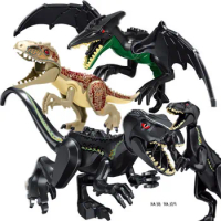 NEW Tyrannosaurus Velociraptor Indoraptor Building Blocks Dinosaur Figures Bricks Toys Compatible with ings