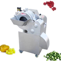 Industrial cube cutting commercial vegetable dicer carrot onion kiwi fruit apple mango vegetable dicer machine