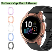 Suitable For Honor Magic Watch 2 42/46mm Watch Case Soft and Durable TPU Hollow Watch Protector Shell Protective Case