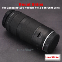 for Canon 100400 Lens Decal Skin for Canon RF100-400mm F5.6-8 IS USM Lens Premium Sticker RF100-400 