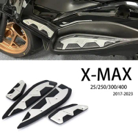 For Yamaha XMAX 300 XMAX 125 Footrest Pedal Kit Foot Pad Pedals XMAX 400 XMAX300 XMAX 250 XMAX125 2017-2023 NEW Accessories