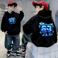 Hoodie น่ารัก เสื้อผ้าใหม่ล่าสุด, เสื้อฮู้ด CHILDRENS, LUCKY BLOCK CHARACTER 67 SIX SEVEN BRAINROT R