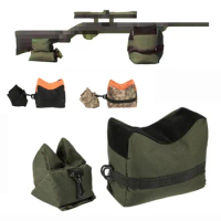 Front &amp; Rear Hunting Rifle Target Tactical Bench Support Sandbag Sniper Rifle Gun Shooting Rest Bag Stand Set Gun Accessories