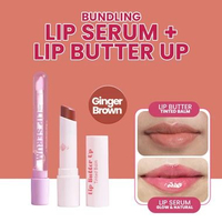 Marshwillow Lip Therapy Duo Bundle (1 pc Lip Serum + 1 pc Lip Butter Up Tinted Balm) LS+LBGingerBrow
