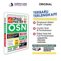 Buku OSN IPS SMP, New Grand Master OSN IPS SMP/MTs Terbaru Full Pembahasan