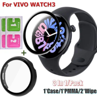Smart Bracelet Watch Cover For VIVO WATCH3 Frame bezel Replacement Glass Film PMMA Screen Protectors for vivo watch 3 Case Shell