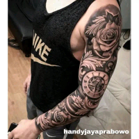 Tatto temporer full Temporary tato tempel Tubuh