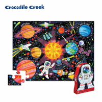 (3歲+) 美國【Crocodile Creek】大型地板拼圖系列-探索太空 (36片)