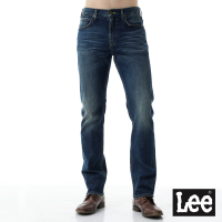 Lee 男款 743 中腰舒適直筒牛仔褲 深藍洗水