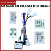 For Toyota Harrier For Lexus RX300 1998-2003 Car Radio GPS MP5 Player Android Power Cable Canbus Panel Dash Frame Wiring Harness