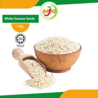 Ez Bizy White Sesame Seeds / Lengah Putih - (100g/250g/500g/1kg) Cooking Ingredients Bijan Putih