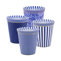 【PIP STUDIO】Royal質感水杯組-藍(4件組/杯子+碟子杯蓋)