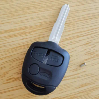 Top quality Remote Key Case Shell 2/3 buttons for MITSUBISHI Lancer EX Fob Car Alarm Cover Housing with Logo MIT11 MIT08