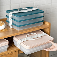 餃子盒冰箱保鮮收納盒凍餃子家用多層大容量餛飩水餃雞蛋儲存盒子