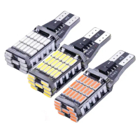 หลอดไฟหรี่ ไฟถอย LED 45SMD ขั้วT10/T15 สําหรับติดรถยนต์ และมอเตอร์ไซค์ สว่างมาก (0123)
