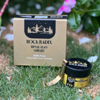 100% Natural Himalayan Shilajit Rock Radix Resin with Free Spoon– Premium Quality, Malaysian Lab App