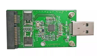 [5大陸直購] USB 3.0 to mSATA SSD adapter card mSATA固態盤轉USB 3.0轉接卡 E319571