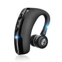 V9 Wireless Bluetooth Earphone dengan HIFI Stereo HD Mic Handsfree Headset Stereo Headphone Kompatib