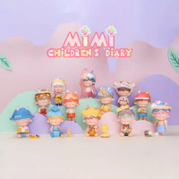 MIMI Children's Diary Series Figures Blind Box Guess Bag Toys Doll Cute Anime Figure Desktop Ornaments Gift Collection