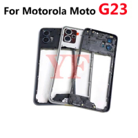 Middle Frame For Motorola Moto G23 G13 G53 G73 Front Housing Middle Frame Bezel Plate Cover