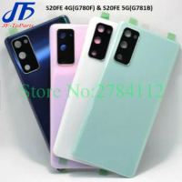 10Pcs/Lot Replacement For Samsung Galaxy S20FE S20 FE 5G G7810 Back Battery Cover Rear Door Housing Chassis Body