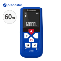 【Precaster】60M手持雷射測距儀 LDM60(台灣製/紅外線測量/雷射尺/電子尺/量距機/裝潢建築工程)