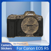 For Canon R5 Decal Skin Vinyl Wrap Film Camera Body Protective Sticker Protector Coat EOS R5 EOSR5
