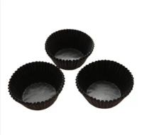 [100pcs] Cupcake 9.5 Hitam - Paper Cup Bolu Kukus (diameter alas 60mm)