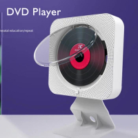 DVD Player Wall-mounted/Walkman FM Radio Home Repeater CD Player Fetus Early Education English Bluetooth Mini Cute CD MP3 Player