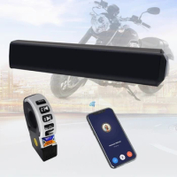 Waterproof Bluetooth-compatible Motorcycle Stereo Speakers Handlebar Mount MP3 Music Player Audio Amplifier Scooter Bike