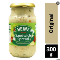 ที่นิยมมากที่สุด COD Heinz original sandwich spread 300g. ไฮนส์ ออริจินัล แซนวิชสเปรด ขวดแก้ว นำเข้า