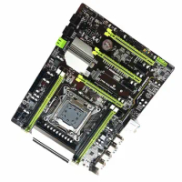 Desktop X79 Game Motherboard Computer LGA2011 E5 2680 DDR3 SATA3 PCI Express 16X Mainboard for B75 ATXs Gaming PC