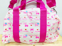 【震撼精品百貨】凱蒂貓_Hello Kitty~日本SANRIO三麗鷗 KITTY 手提包/側背包/斜背包-尼龍蛋糕#89100