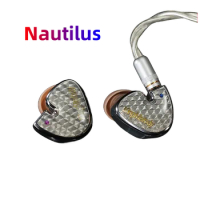 New Nautilus Black Conch Seven Unit Dynamic Iron HiFi Earphone 2.5mm+3.5mm+4.4mm