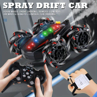 Electric remote control drift car, remote control car, remote control spray stunt car, rechargeable 