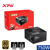 XPG威剛 CORE REACTOR II 750W 金牌 電源供應器(10年保固/GEN5)