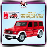 Diecast Mercedes-Benz G-Class Fire Command Miniatur Mobil Metal Takara Tomy Tomica Regular 063 63