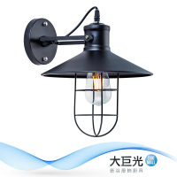 【大巨光】工業風 E27 1燈 壁燈(BM-52018)