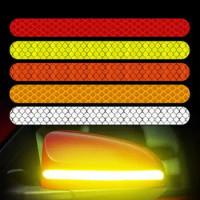 2Pcs Waterproof Truck Vehicle Strip Tape Car Reflector Rearview Mirror Reflective Sticker DIY Car Styling Accessories