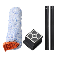 Filter Mop Cloth Rubber scraper Kit For ILIFE For W90 Cordless Vacuum Cleaner