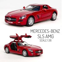 COD รถของเล่น โมเดลรถสะสม โมเดลรถเหล็ก​รถเบนซ์​ Mercedes Benz SLS AMG / GT สเกล 1:36 benz เบนซ์TikTo