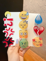 汗滴發夾流汗夾黃豆emoji側邊夾子頭飾水滴大無語發卡劉海發飾夏