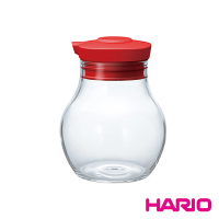 【HARIO】按壓式調味罐120酒紅 / OMPS-120-R