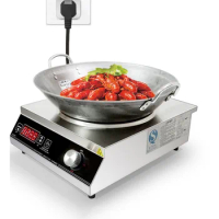 Concave Induction Cooker 3500W Commercial High Power Stir-fried Cooker Restaurant Induction Cooker Cooking Machine