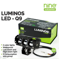 LUMINOS LED Q9 LAMPU TEMBAK LASER PROJECTOR SQL 3MATA Hi-LOW 2WARNA - 1 LAMPU Q9