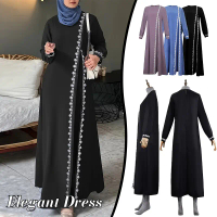 Đầm Maxi, Dài Tay, Dành Cho Nữ, Thời Trang, Thích Hợp Mặc Hàng Ngày, Trang Phục Cầu Nguyện, Trang Ph
