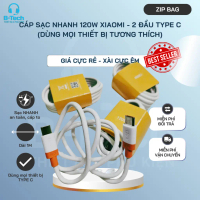 Xiaomi Cáp Sạc Nhanh 120W Type-C Dây Dày 1m - Sạc Siêu Tốc An Toàn Cho Xiaomi & Android - BTechStore