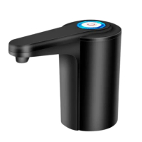 【May shop】黑色 長嘴電動飲水機家用充電礦泉純淨水桶壓水器上水水龍頭
